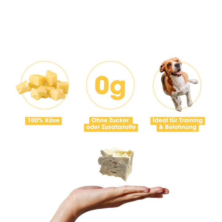 KAUDAS Hundeleckerli KäsePur Natursnack